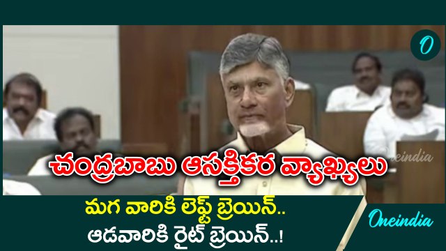 CM Chandra Babu: మహిళలు మగవారి కంటే తేలివిగల వారు..! |Oneindia Telugu