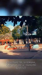 Rápido pasaje por la renovada Plaza de la cruz de Tacuarembó (30/01/2025)