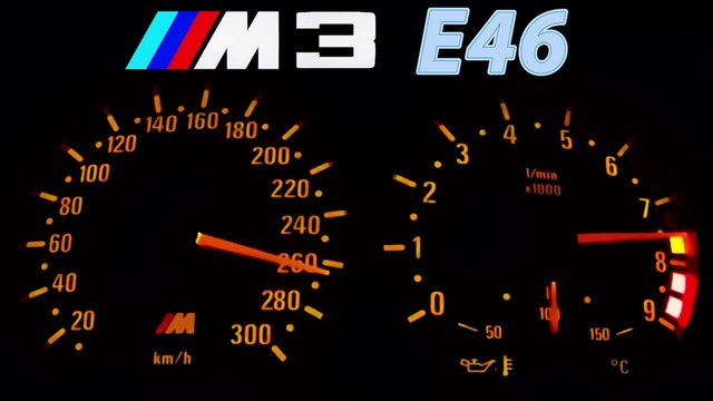 BMW M3 E46 Acceleration 0-270 Onboard + Burnout + Sound Beschleunigung Exhaust