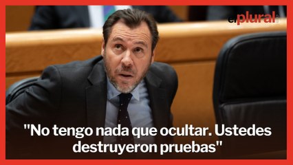 La tajante repuesta de Puente al PP: "No tengo nada que ocultar. Ustedes destruyeron pruebas"