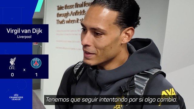 Van Dijk no despeja las dudas sobre su futuro: No sé qué pasará el próximo año