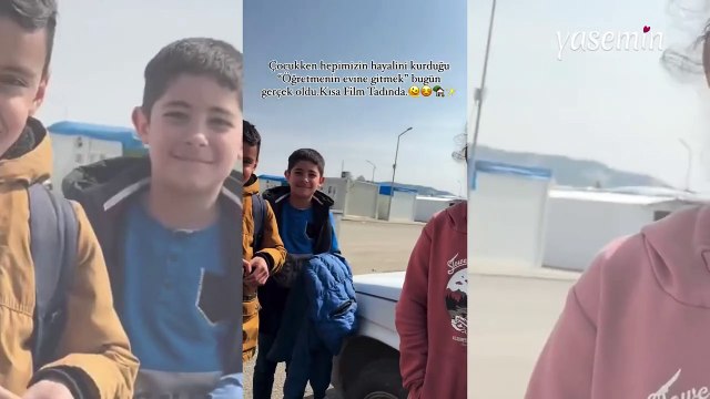 Öğretmen Muhammed Irmak'tan Adıyamanlı depremzede öğrencilerine iftar sürprizi