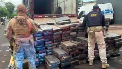 PRF apreende carreta com mais de 5 toneladas de maconha em Toledo