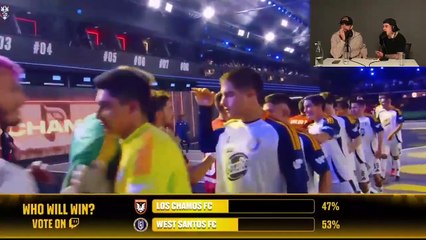 CARA CARA CON GERARD PIQUÉ Y LUEGO WEST SANTOS VS LOS CHAMOS  P2