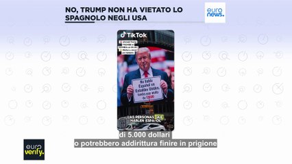 Fact-checking: Trump non ha vietato lo spagnolo negli Stati Uniti