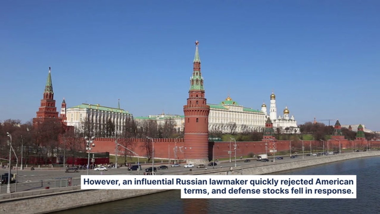 Trump Restores Ukraine Aid After Threatening 'Large-Scale' Sanctions On Moscow, But Russian Lawmaker Rejects Ceasefire Terms: Defense Stocks Fall