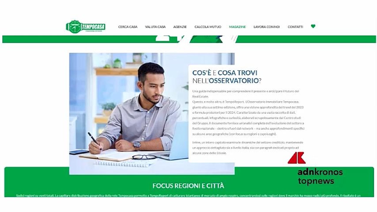 Immobili: ottava edizione di TempoReport, l’osservatorio immobiliare Gruppo Tempocasa