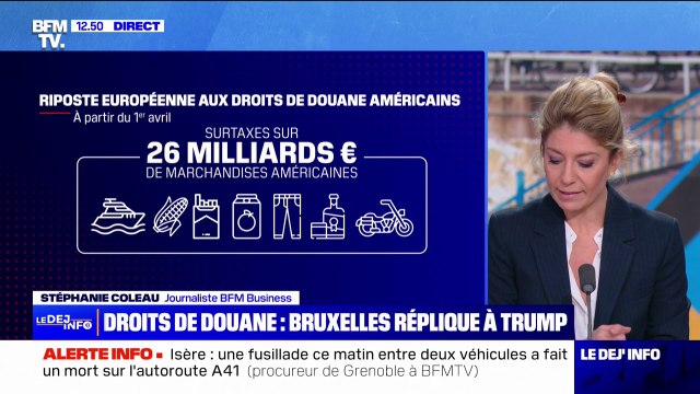Des taxes sur 26 milliards d'euros de marchandises américaines: l'Union européenne répond à Donald Trump