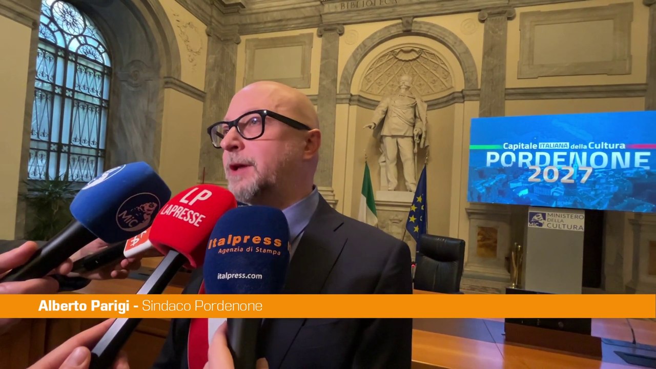 Pordenone Capitale cultura 2027, il sindaco "Felici della vittoria"