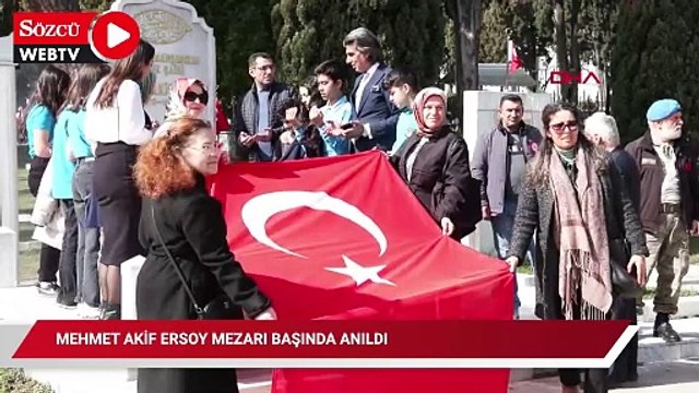 Mehmet Akif Ersoy mezarı başında anıldı