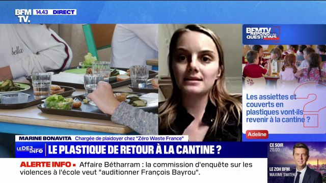 Les assiettes et les couverts en plastiques vont-ils revenir à la cantine? BFMTV répond à vos questions