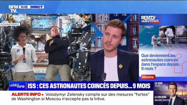 Que deviennent les astronautes coincés dans l'espace depuis 9 mois? BFMTV répond à vos questions