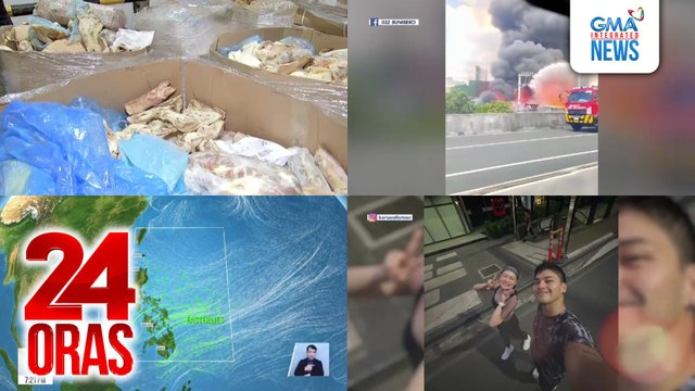 24 Oras: (Part 2) Expired frozen meat na prinoproseso ulit; sunog sa Maynila; tag-init na nga ba?; bagong hobby ng dating Tween Stars, atbp.