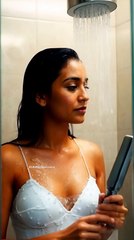 Having Bath Fun - AIArtGlamours