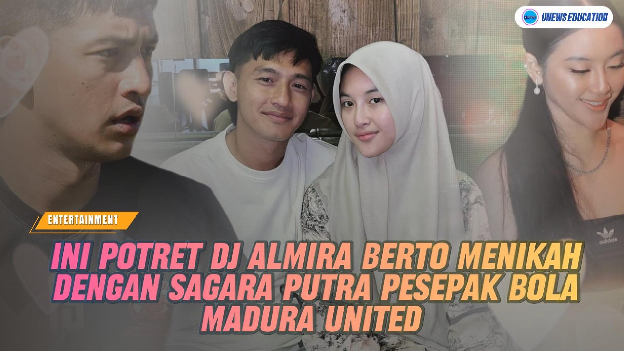 Ini Potret Dj Almira Berto Menikah Dengan Pesepak Bola Madura United , Sagara Putra