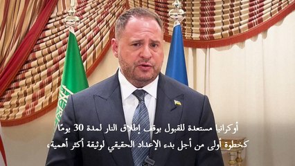 كييف تؤيد مقترحا أميركيا لوقف إطلاق النار مع موسكو مدة 30 يوما