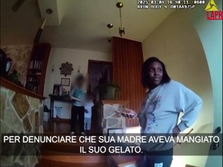 Bimbo di 4 anni chiama la polizia perch? la madre mangia il suo gelato