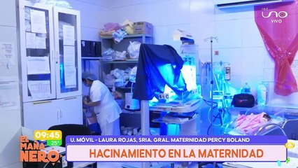 SCZ HACINAMIENTO EN LA MATERNIDAD