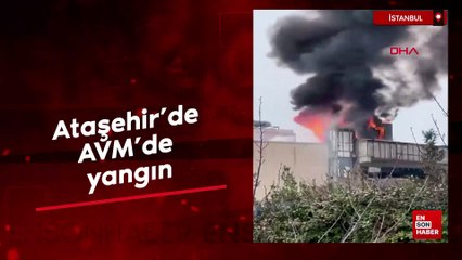 Ataşehir'de tadilat nedeniyle boşaltıldığı öğrenilen AVM'de yangın çıktı. İhbar üzerine itfaiye, sağlık ve polis ekipler