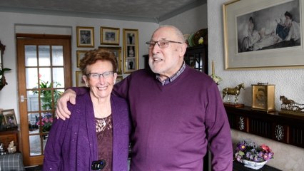 Val & Dave Todd who are celebrating their 65th (Blue Sapphire) wedding anniversary