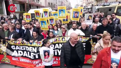 Gazi katliamında hayatını kaybedenler 30'uncu yılında yürüyüşle anıldı