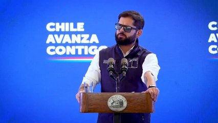 Inició el último año de Boric con la promesa de trabajar hasta el final "por un Chile más justo"