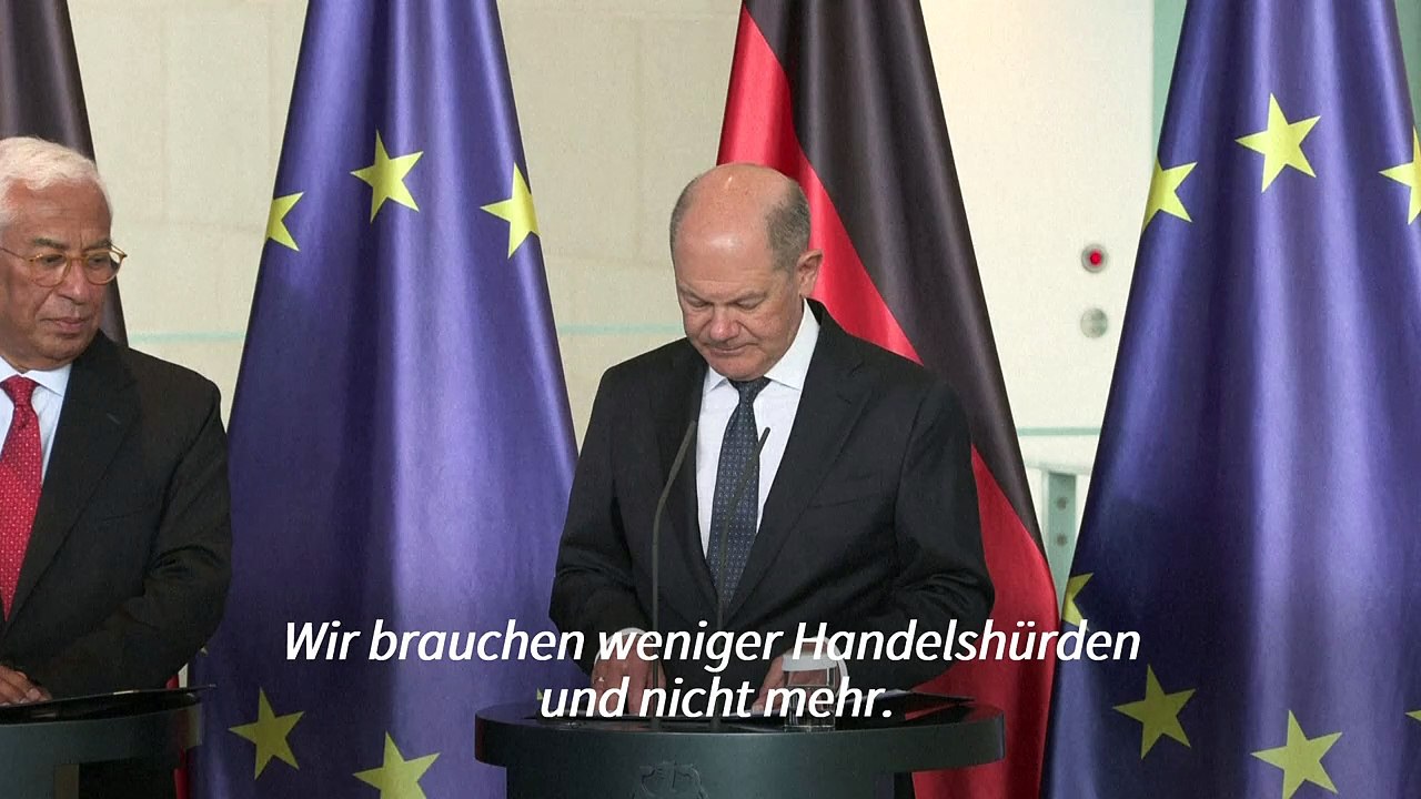 Scholz hält Trumps Zölle für 'falsch'