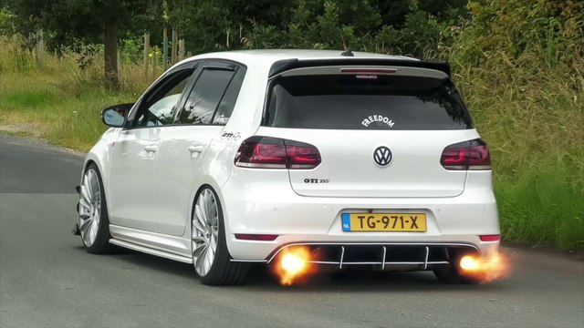 BEST OF Volkswagen Golf GTI / R Sounds ! FLAMES, 750HP Golf 7R, Akrapovic Golf 8R, Anti Lag GTI