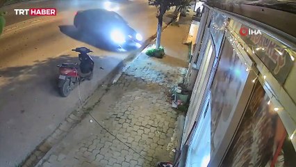 Kaza yapıp kayıplara karıştı: O anlar kamerada