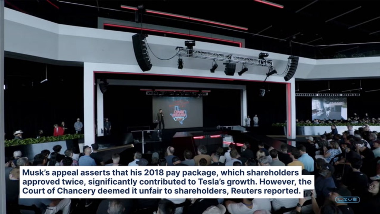 Elon Musk Challenges Judge's Decision, Seeks Reinstatement Of Record $56 Billion Tesla Payout