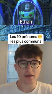 Les 10 prénoms 👦 les plus communs #prenom #prenoms #prénom #classement