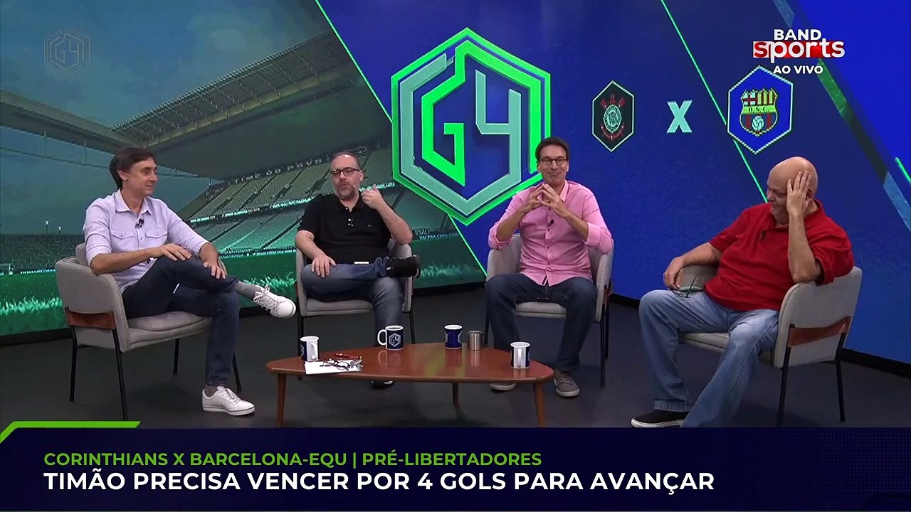 "CORINTHIANS ESTÁ INDO PARA UMA TENTATIVA DE NOITE ÉPICA", DIZ VESSONI NO G4