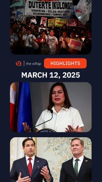 Today’s headlines: Rodrigo Duterte, Sara Duterte, Ukraine ceasefire | The wRap | March 12, 2025
