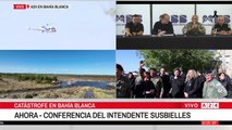 Conferencia de prensa situación Bahía Blanca