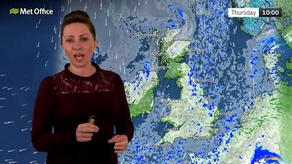 Met Office Thursday morning weather forecast 13/03/2025
