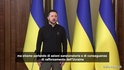 Zelensky spera in "misure forti" Usa se Mosca dice no alla tregua