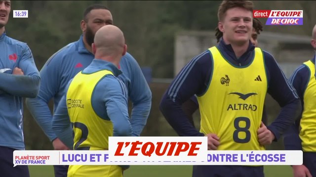 Lucu et Fickou titulaires avec l'équipe de France contre l'Écosse - Rugby - Tournoi - Bleus