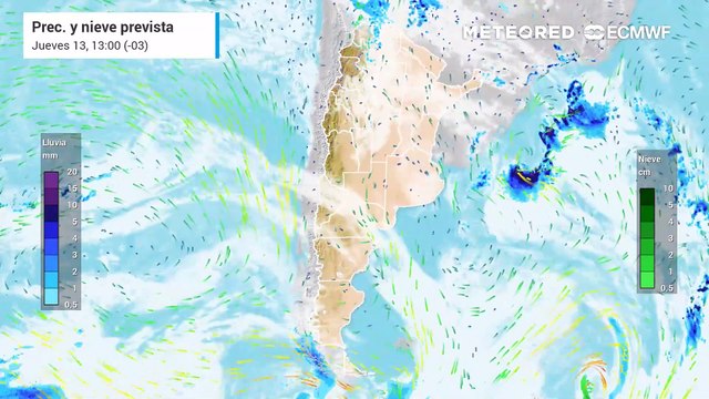 Condiciones otoñales en Argentina: temperaturas moderadas y se retiran las lluvias del centro del país