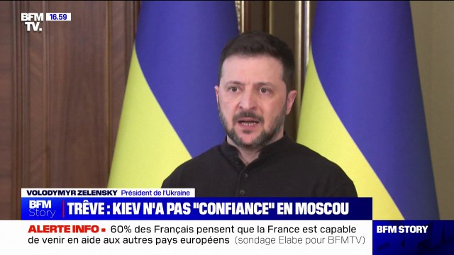 Guerre en Ukraine: Tout dépend de la Russie de cesser le feu, ou de continuer à tuer , déclare Volodymyr Zelensky