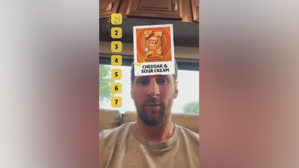 El cómico vídeo de Messi clasificando los sabores de una famosa marca de patatas fritas