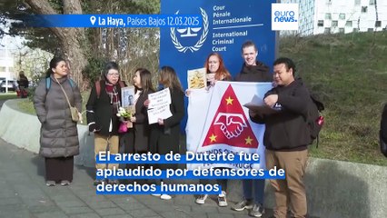 Duterte llega a La Haya, donde tiene que rendir cuentas ante la Corte Penal Internacional