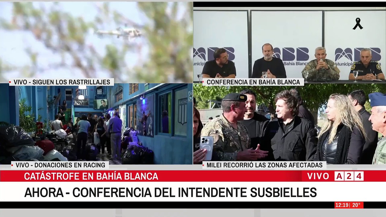 📢 AHORA | CONFERENCIA DE PRENSA DEL INTENDENTE SUSBIELLES EN BAHÍA BLANCA