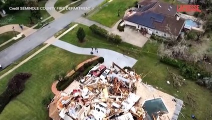 Florida, tornado distrugge la Contea di Seminole: le immagini dal drone