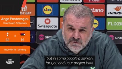 Postecoglou bites back after Spurs sack suggestion