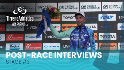 Tirreno Adriatico 2025 | Stage 3: Post-race interviews