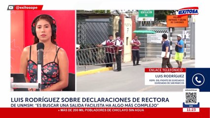Luis Rodríguez: Rectora de San Marcos 'atropellaría' el estatuto y la ley con pensión para ingresantes