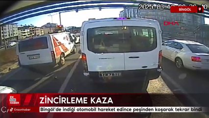 Bingöl'de indiği otomobil hareket edince peşinden koşarak tekrar bindi