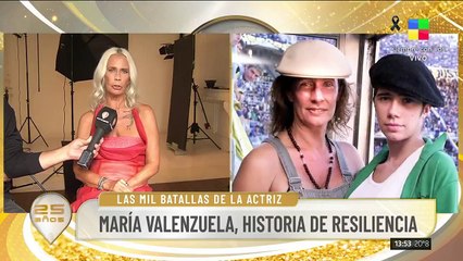 María Valenzuela contó en qué se aferró para superar el duro cuadro de estrés por el que estuvo internada