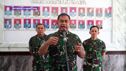 KSAD Blak-blakan soal RUU TNI hingga Letkol Teddy Naik Pangkat: Jangan Dijadikan Polemik