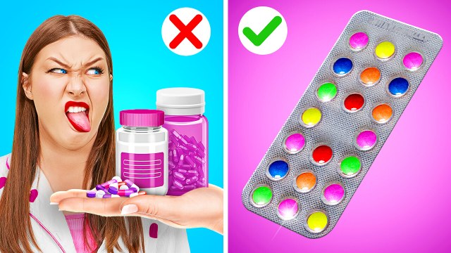 PAUVRE VS RICHE VS ULTRA RICHE || Comment Cacher de la Nourriture à l'Hôpital par 123 GO! FOOD